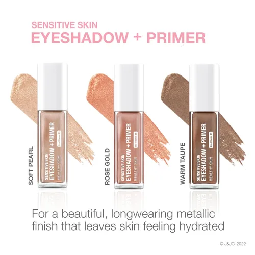 Miniatura 2 de Neutrogena Sombra de Ojos para Piel Sensible + Primer, una Sombra de Ojos Metálica 2 en 1 de Larga Duración para Piel Sensible con Pro-Vitamina B5