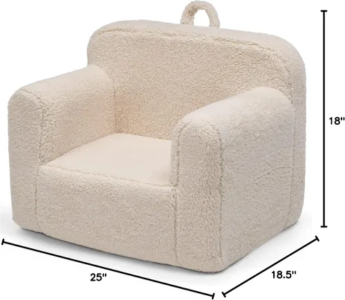 Miniatura 10 de Delta Children Cozee - Silla Sherpa, color crema