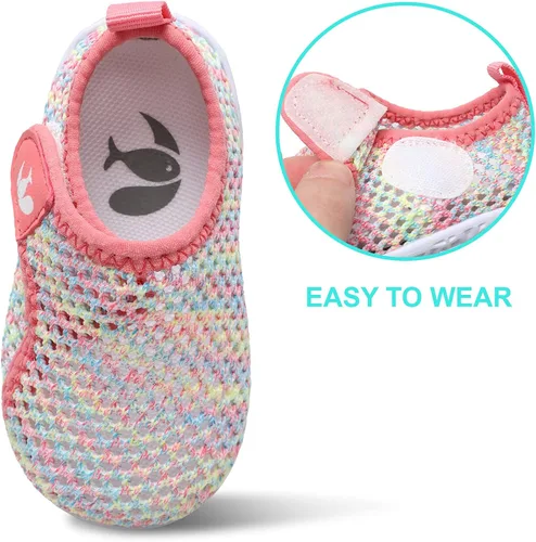 Miniatura 79 de FEETCITY Baby Boys Girls Water Sport Shoes Barefoot Kids Aqua Socks Quick-Dry Beach Swim Pool Shoes