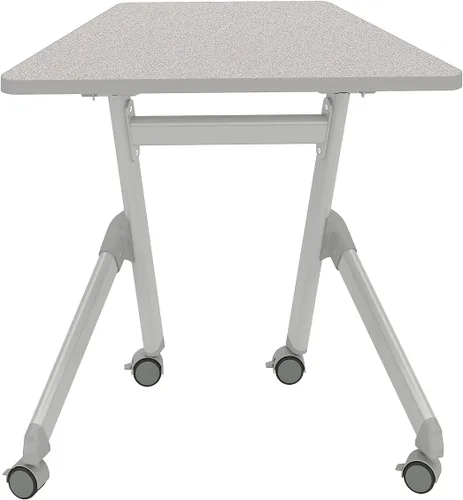 Miniatura 6 de Safco Escritorio trapezoidal para aprender a anidar estudiantes, escritorio de esquina pequeño para aulas y diseños personalizados de aula