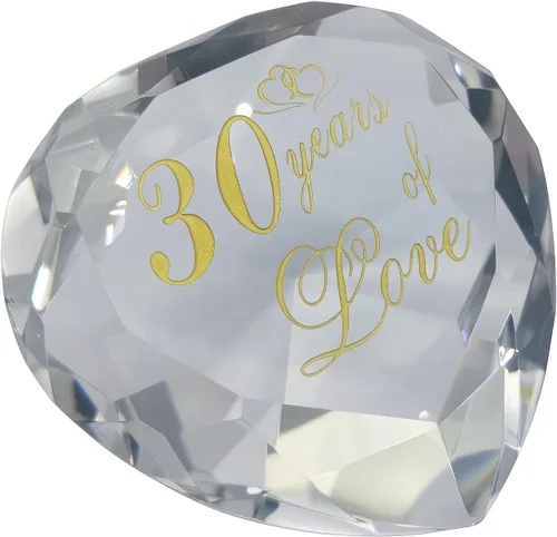 Miniatura 16 de Regalos de cristal de aniversario de 1 año para ella y él, primera boda para marido, esposa, novio o novia, regalo de aniversario de un año