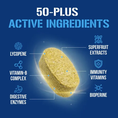 Miniatura 8 de EVL Advanced Daily Multivitamin - Multivitamínico diario avanzado para hombres con minerales esenciales, complejo de fitonutrientes y VitaMode
