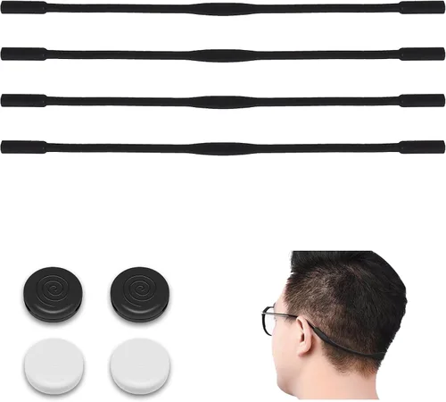 Miniatura 7 de SooGree Correas de silicona para gafas, antideslizantes, elásticas, deportivas, para niños, correas de gafas de sol para adultos