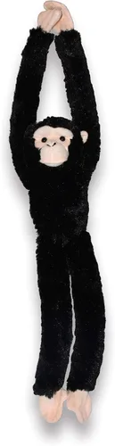 Miniatura 3 de Wild Republic - Peluche de chimpancé, mono de peluche, juguete de peluche, regalos para niños, colgante de 20 pulgadas, negro