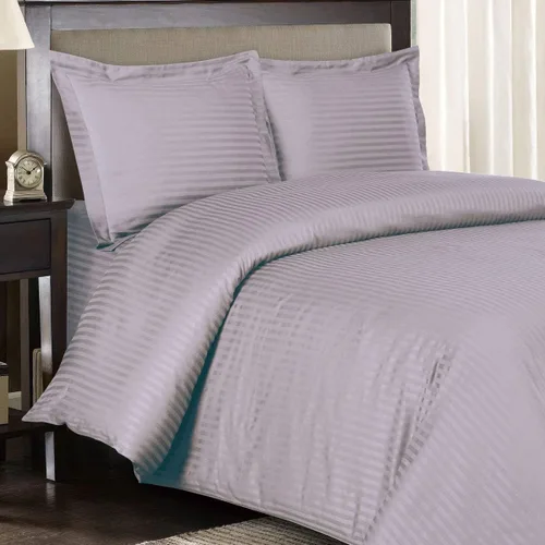 Miniatura 7 de Royal Hotel Bedding Edredón alternativo de plumón de ganso siberiano de 600 hilos, 8 piezas, tamaño matrimonial, 100% algodón, incluye sábanas