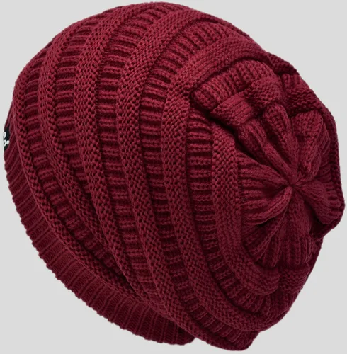 Miniatura 13 de C.C Winter Oversized Beanie Hat with Fuzzy Lining – Thick Knit Thermal Beanie for Cold Weather, Soft Warm Fleece Lined Cap