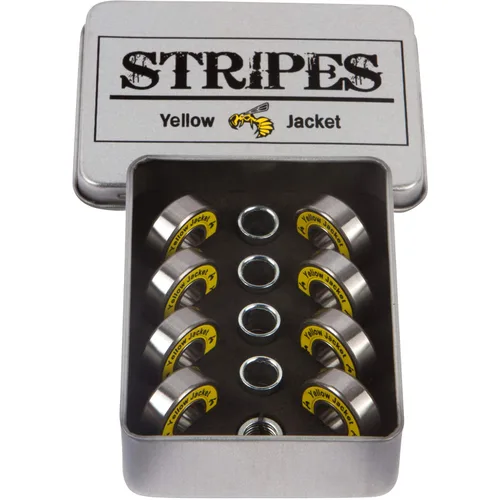 Miniatura 22 de Yellow Jacket - Rodamientos premium para patineta y longboard, profesionales, 608, ABEC 9, naranja tropical (paquete de 8)