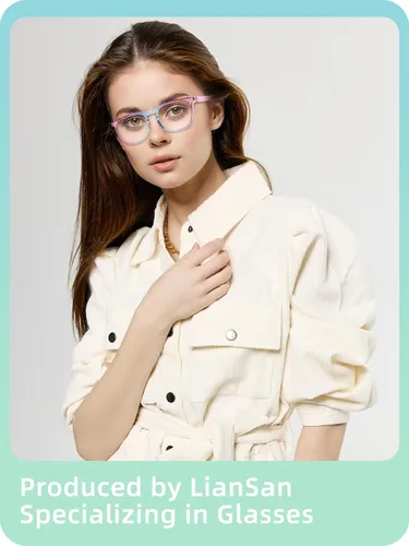 Miniatura 2 de LianSan - Gafas de seguridad antivaho de gran tamaño para enfermeras, gafas certificadas Z87.1 para mujeres, protección UV cuadrada Arcoíris