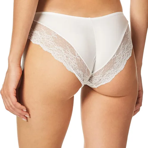 Miniatura 2 de Maidenform Bragas Comfort Devotion con parte trasera con encaje tipo tanga para mujer, 8, Blanco