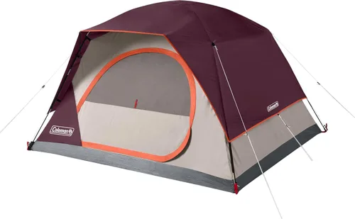 Miniatura 15 de Coleman Tienda Skydome con configuración en 5 minutos, tienda resistente al clima para 2/4/6/8 personas con toldo para lluvia y bolsa de transporte