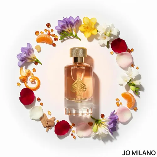 Miniatura 2 de Jo Milano Game of Spades Queen Parfum Spray 3.4 oz (3.4 fl oz) Ámbar, rosa, floral, bueno, aroma a almizcle Fragancia de larga duración