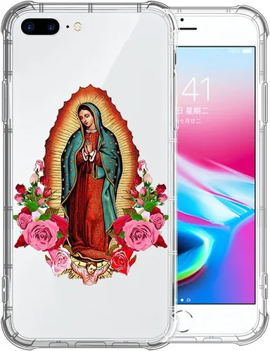 Miniatura 90 de CARLOCA Compatible con funda para iPhone SE 2020, funda para iPhone 8 para niñas, diseño transparente con patrón de lucha de béisbol de niños