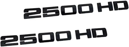 Miniatura 3 de 2 insignias de calcomanías 3D de 2500HD 2500HD (negro)
