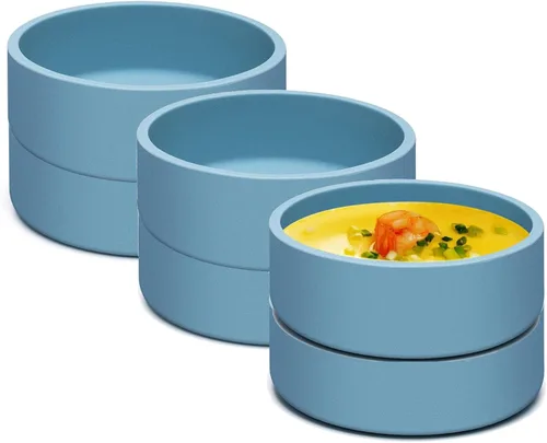 Miniatura 15 de Cocedor de Huevos de Silicona para Microondas, Paquete de 3 Moldes de Huevo para Freidora de Aire Fabricante de Eggwich, Tazas Individuales de Huevo