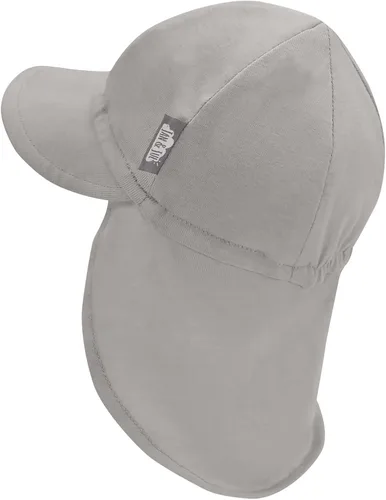 Miniatura 3 de JAN & JUL Gorro de bebé suave para el sol Sombrero de algodón con solapa para el cuello para pequeños