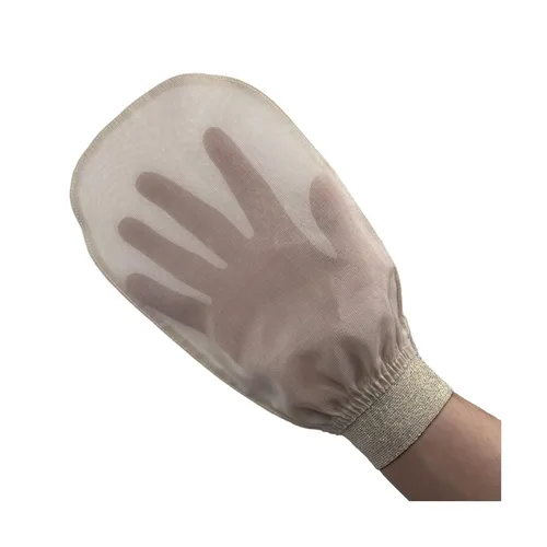 Miniatura 2 de Feel Fine Manopla exfoliante turca – Guante Hammam Kese de seda 100% cruda para hombres y mujeres Exfoliante turco hecho a mano para el baño