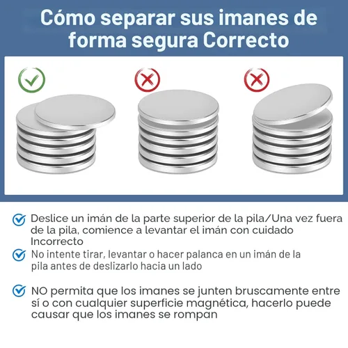 Miniatura 7 de TRYMAG Imanes, 20 imanes de neodimio fuertes para manualidades, imán de alta resistencia, pequeño imán redondo para refrigerador para oficina