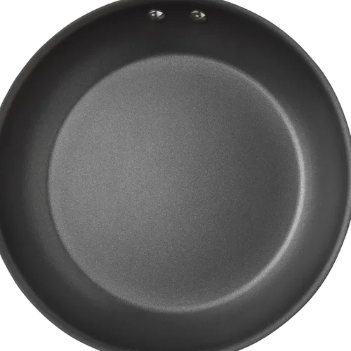 Miniatura 6 de Rachael Ray Brights - Sartén antiadherente anodizada dura, sartén anodizada dura, 12.5 pulgadas, gris con asas rojas