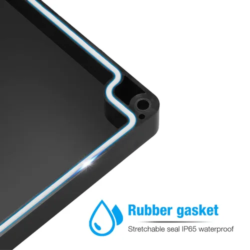 Miniatura 5 de Caja de conexiones plástica electrónica del ABS de la prenda impermeable IP65 de Pinfox del proyecto