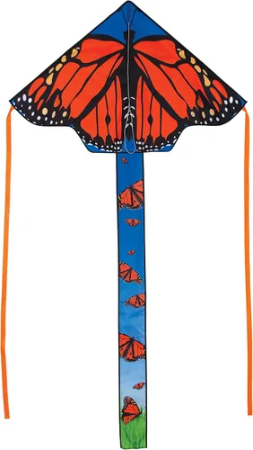 Miniatura 8 de In the Breeze Cometa Fly-Hi de 45 pulgadas, cometa de una sola línea, tela Ripstop, línea y bolsa incluidas Panda