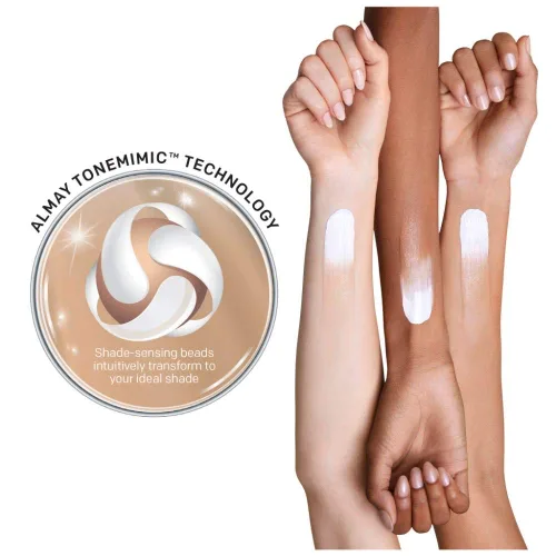 Miniatura 5 de Almay Smart Shade Skintone - Maquillaje a juego, base de cobertura media con acabado natural con SPF 15, hipoalergénico, libre de crueldad, sin 500