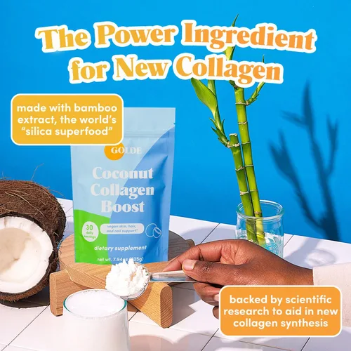 Miniatura 4 de GOLDE - Crema vegana de colágeno Boost - Crema de vainilla - Suplemento de colágeno a base de plantas con ácido hialurónico, biotina y extracto