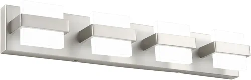 Miniatura 14 de SOLFART Lámpara de baño cromada de 3 luces, luz de tocador sobre el espejo, lámparas LED modernas, 5 colores de temperatura ajustable moderna