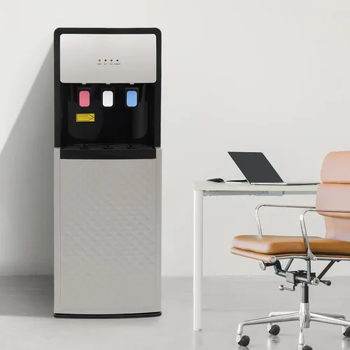 Miniatura 3 de Dispensador de enfriador de agua 3 en 1, dispensador de agua de pie de carga inferior para botellas de 5 galones, dispensador de agua caliente