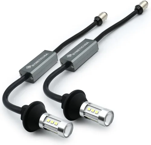 Miniatura 12 de Syneticusa 1157 - Bombillas LED para luz de señalización frontal y trasera sin errores, luz de estacionamiento, color amarillo y ámbar