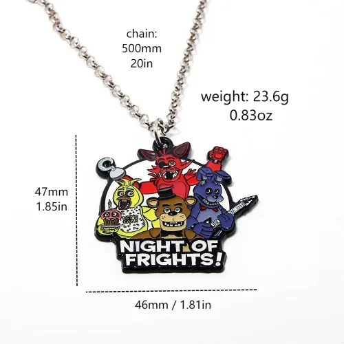 Miniatura 2 de FNAF - Insignia de guardia de seguridad Pin de guardia nocturno de Freddy Fazbear Regalos de disfraz de la FNAF para niños, hombres, mujeres