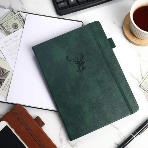 Miniatura 7 de molekaus Diario de notario, libro de registro de notario, diario público para actos notariales con 236 entradas de registro notarial, páginas Verde
