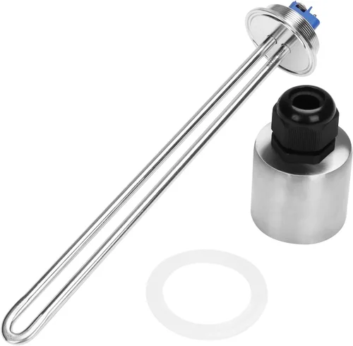 Miniatura 9 de DERNORD Densidad de alta vatio del calentador de agua de inmersión del elemento de calefacción 120V 1500W del elemento de calefacción