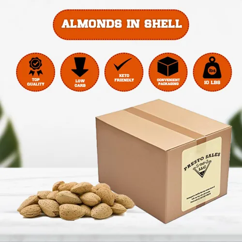 Miniatura 2 de Almendras, sabrosas y frescas, con cáscara cruda, perfectamente natural, calidad, aumenta tus niveles de energía, mantiene tu piel saludable y joven