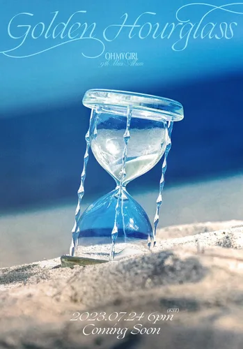 Generic Oh My Girl Reloj de arena dorado 9º mini álbum aleatorio Ver. K-POP sellado