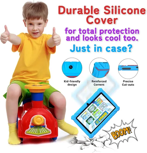 Miniatura 8 de Contixo Paquete de tabletas para niños de 7 pulgadas, con auriculares, bolsa y tableta para niños, 32 GB, Android 11, controles parentales, cámara