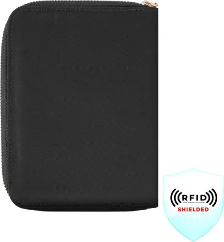Miniatura 6 de Travelon Cartera con Cremallera para Pasaporte con Bloqueo RFID Cartera para Pasaporte, Negro