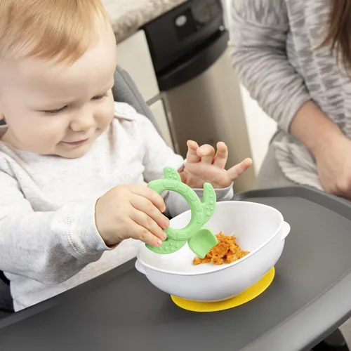 Miniatura 10 de Dr. Brown's Tazones de succión fuertes antideslizantes para bebés y niños pequeños, alimentación LED para bebés, paquete de 2, sin BPA, 4 meses