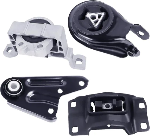 Miniatura 10 de Kit de montaje de motor y transmisión, 3 piezas, compatible con Nissan Sentra 1995-1999, 200SX 1995-1998 Reemplazar A6324 A6379 A6398