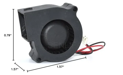 Miniatura 6 de Nuevo para SF6028SM DC12V 0.10A 6028 2.362 in 2-Wire silencio Turbo ventilador humidificador deshumidificador ventilador ventilador de refrigeración
