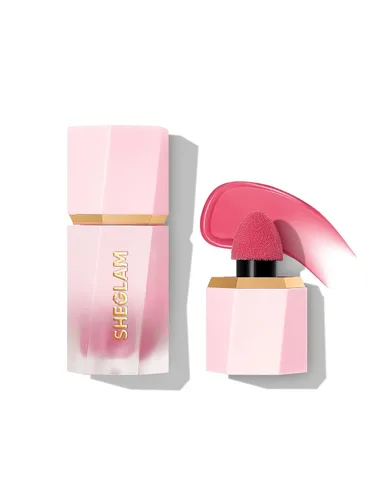 SHEGLAM Color Bloom Rubor Líquido en Polvo para Mejillas con Acabado Mate - On Point Mate en punto