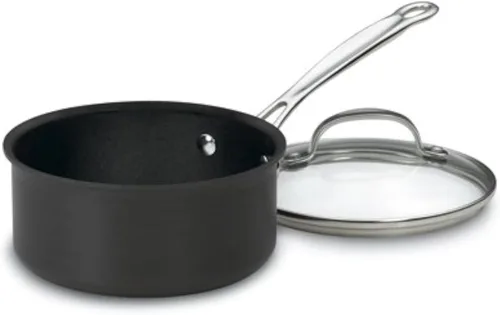 Miniatura 4 de Cuisinart Chef's Classic - Cacerola anodizada dura antiadherente de 1 cuarto de galón con tapa, 619-14 Cacerola con tapa