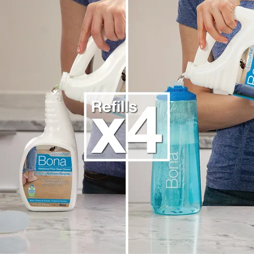 Miniatura 7 de Bona PowerPlus - Recambio de limpiador profundo para pisos de madera dura, 128 onzas líquidas, repuesto para trapeadores Bona y botellas de spray