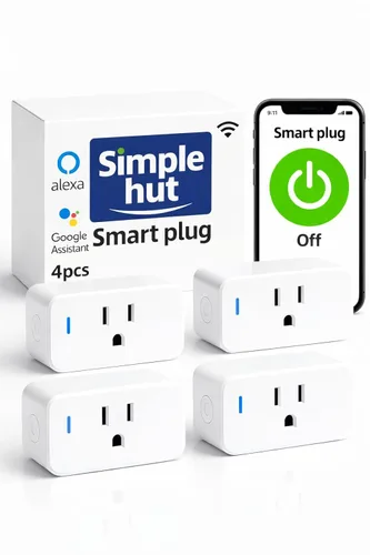 Miniatura 10 de Enchufe inteligente compacto, funciona con Alexa y Google Assistant, aplicación Smart Life y control de voz, monitoreo de energía, programación
