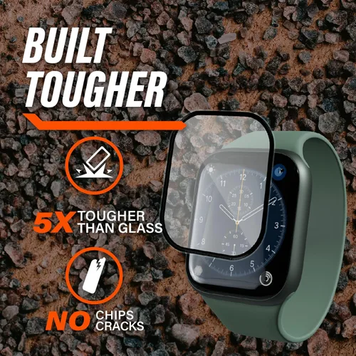 Miniatura 5 de Gadget Guard Protector de pantalla de vidrio para Apple Watch 9, 8, 7, 1.772 in [Pro-Active inastillable], protector de pantalla de vidrio templado