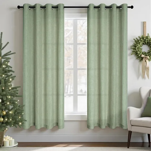 Miniatura 21 de Pitalk Cortinas de dormitorio azul oscuro de 72 pulgadas de largo con ojales, decoración náutica costera masculina, decoración náutica, Azul marino