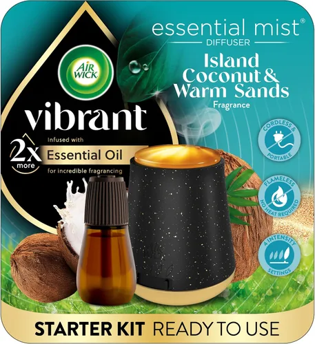 Miniatura 10 de AIR WICK Essential Mist - Kit de inicio vibrante salvia blanca y caoba 3/1 ct.
