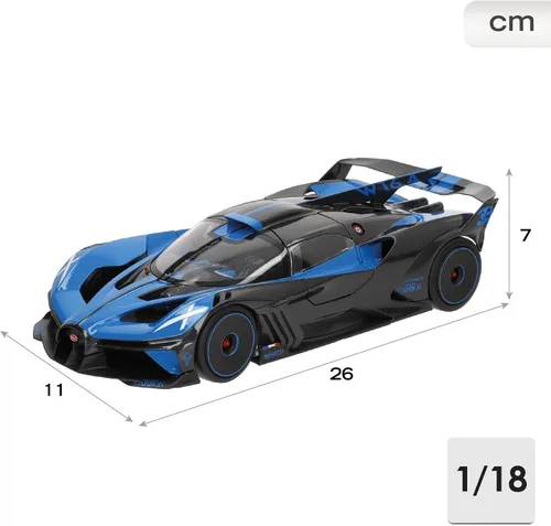 Miniatura 3 de Bburago 1:18 Bugatti Bolide, Azul