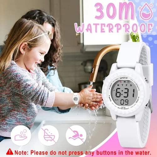 Miniatura 19 de Relojes para niñas y niños, relojes LED impermeables para niños - Los mejores regalos para niños