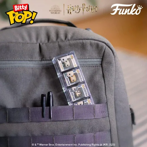 Miniatura 20 de Funko Bitty POP! HP - Voldemort, paquete de 4 - Lord Voldemort, Draco Malfoy (quidditch), Bellatrix Lestrange y una mini figura sorpresa misteriosa