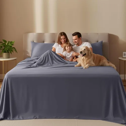 Miniatura 2 de Utopia Bedding Juego de sábanas Queen – Sábanas de 4 piezas para cama tamaño Queen, microfibra suave y transpirable, incluye 1 sábana bajera, 1 Gris